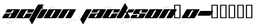 Action Jackson_0字体转换
